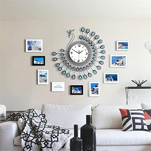 TOYM-Modern minimalist living room large wall clock pendulum clock creative mute quartz clock European fashion wall clock