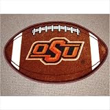 Oklahoma State Cowboys Football Shape Rug