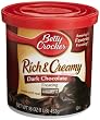 Betty Crocker Rich & Creamy Dark Chocolate Frosting, 16-Ounce Canisters (Pack of 8)