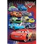 Cars (Racing Group) Framed Movie Poster Print - 24" X 36"
