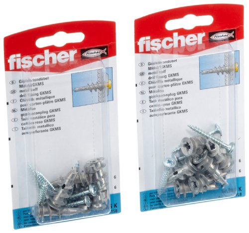 Fischer GKM SK Gipskartond&uuml;bel Metall 2er Blister