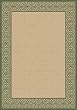 Outdoor Area Rug, Dynamic Rugs Piazza Collection Natural Green