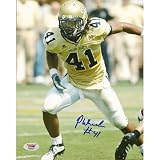 Philip Wheeler (Georgia Tech Yellow Jackets) Signed Autographed 8x10 Photo (PSA/DNA COA)