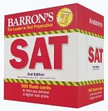 Barron's SAT Flash Cards Test Preparation)