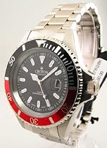 Croton Men's CA301157RDBK Stainless Steel Quartz Watch