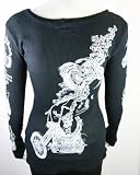 Lauren Moshi Blue Thermal w Wolf Size XS
