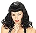 Adult Black Pin-Up Girl Wig