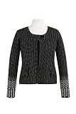 Dot pattern one-button jacket