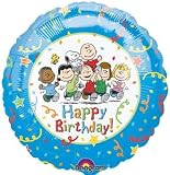  : Peanuts Happy Birthday 18" Mylar Balloon