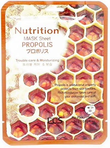 Propolis Faciall Mask Sheet 60 pcs Mask pack