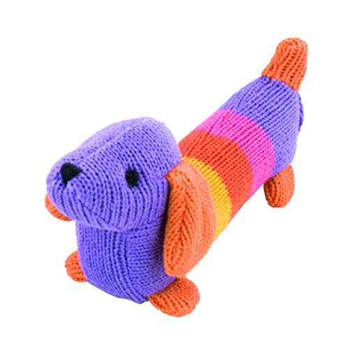Rich Frog Squeak Doggy Dogs - Violet