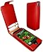 Piel Frama Apple iPhone 3G / 3GS Leather Case Snap Closure (Red)