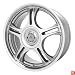 American Racing Estrella (Series AR95) Machined Finish With Clear Coat - 14 X 6 Inch Wheel