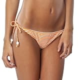 Xhilaration® Juniors Reversible Stripes & Splats Side Tie Swim Bottom - Multicolor