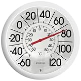 Tools & Hardware : Springfield Precision Instruments Model 90007 13.25" Big and Bold Low Profile Patio Thermometer