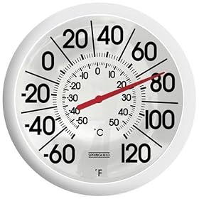 Big and Bold Low Profile Patio Thermometer