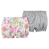 カーターズ Carter's ショート パンツ かぼちゃパンツ 綿ジャージー100% 2枚組 2-Pack Bubble Shorts NB (50-55cm) [並行輸入品]