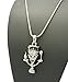 The Amazing Jeckel Brothers Clown Hip Hop Pendant w/ 24