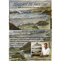 Seascape Oil Painting 202 - Paint California Coast
