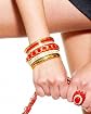 Enamel Chain Bangle Set
