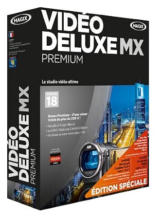 Magix Vidéo Deluxe MX Premium (proDAD Heroglyph creative pack inclus)