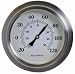 Chaney Instrument 8-Inch Brushed Nickel Porthole Thermometer