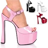 Pleaser Shoes Women�s CANDY-09 6 1 2 Heel Sandal Available in 3 Colors at Sandals - Spike Angel