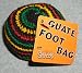 HACKY HACKEY SACK SAK CROCHETED FOOTBAG FOOT BAG GUATE FOOT BAG for SPENCER'S MULTI HORIZONTAL STRIPES NEW WITH TAG NO BOX