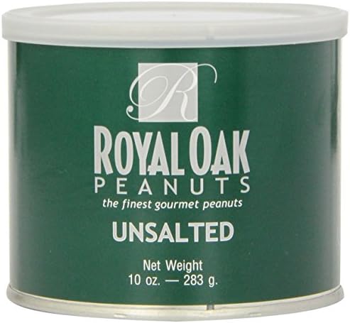 Royal Oak Gourmet Jumbo Unsalted Virginia Peanuts, 10-Ounce, (Pack of 3)
