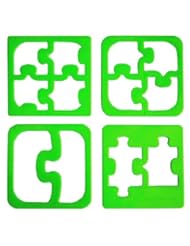 Kitchen: Lunch Punch Sandwich Cutters, Set of 4, Puzzle Shape - Lunch Punch
