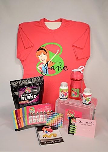 Skinny Jane - Weight Loss Plan - 8 Week Diet Program for Women - Lose Weight Fast - Eating Plan, Best Tasting Protein Shake, Diet Supplements - Lose up to 35 lbs. (Cookies 'n' Cream, XL)