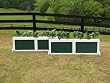 2 Panel Colored Brush Box Horse Jumps Set/2 10ft