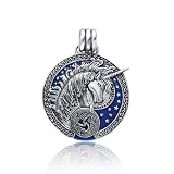 Bling Jewelry Sterling Silver Blue Celtic Unicorn Pendant