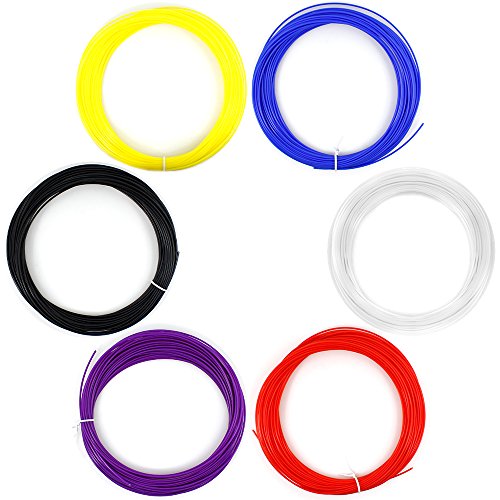 AFUNTA Multicolors 6PCS 1.75MM 20M / 50G ABS Print Filament For 3D Printer Pen