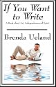 If You Want to Write