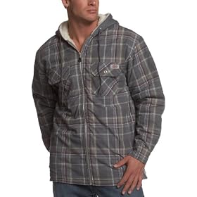 Dickies Men's Sherpa Lined Flannel With Hood