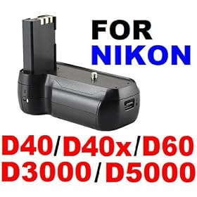 Battery Grip for Nikon D40 D40x D60 D3000 D5000 En-el9