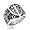 Bling Jewelry Celtic Medieval Cross Stainless Steel Mens Ring 7mm size 9