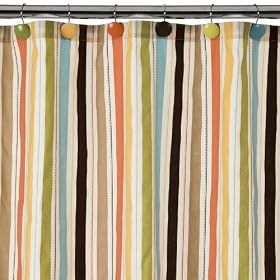 Home Striped Shower Curtain - Multicolor (72x72")&nbsp;