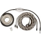 Scosche Revopak8 8-Gauge Revo Series Single Amp Power and Audio Kit (Silver/Black)