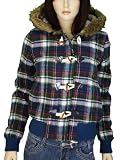 Roxy Women’s “Withered Maple” Fleece Lined Jacket Green Plaid 474742R-NGM-L