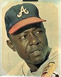 Hank Aaron Autographed/Hand Signed Atlanta Braves Magazine Page