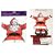 Giant Santa Sack 30" X 20" (75cm X 50cm) 4/Pk (351285)