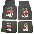 Charcoal Wild Cherry Front & Rear Carpet Car Truck SUV Floor Mat