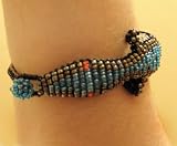 Lizard Large -- Beaded Bracelet 7-8- #767