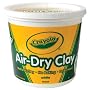 Crayola Air Dry Clay 5 lb Bucket White