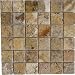 2x2 Scabos Tumble Travertine Tiles - 6x6 sample