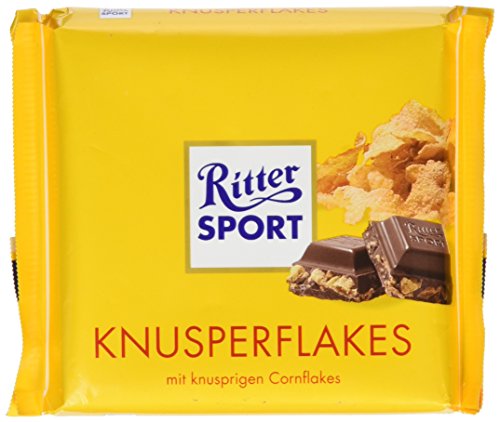 Ritter Sport Knusper Flakes Bar, 3.5 Ounce