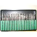 Pro-Quality 20-Piece Diamond-Point Bit Set for Rotary Tool - Glass, Stone, Ceramic
