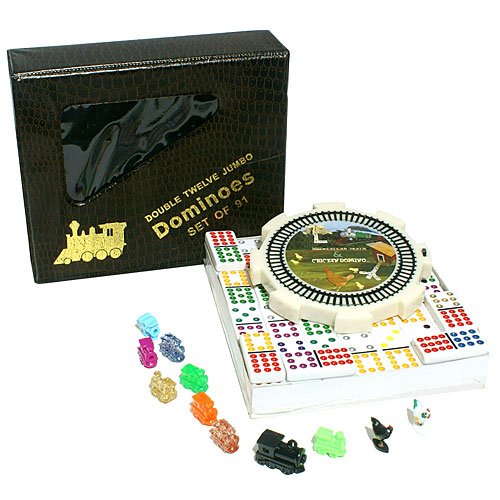 Childrens Toyshop  Toys : Mexican Train and Chicken Dominoes